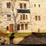 neu gestalteter Parkeingang