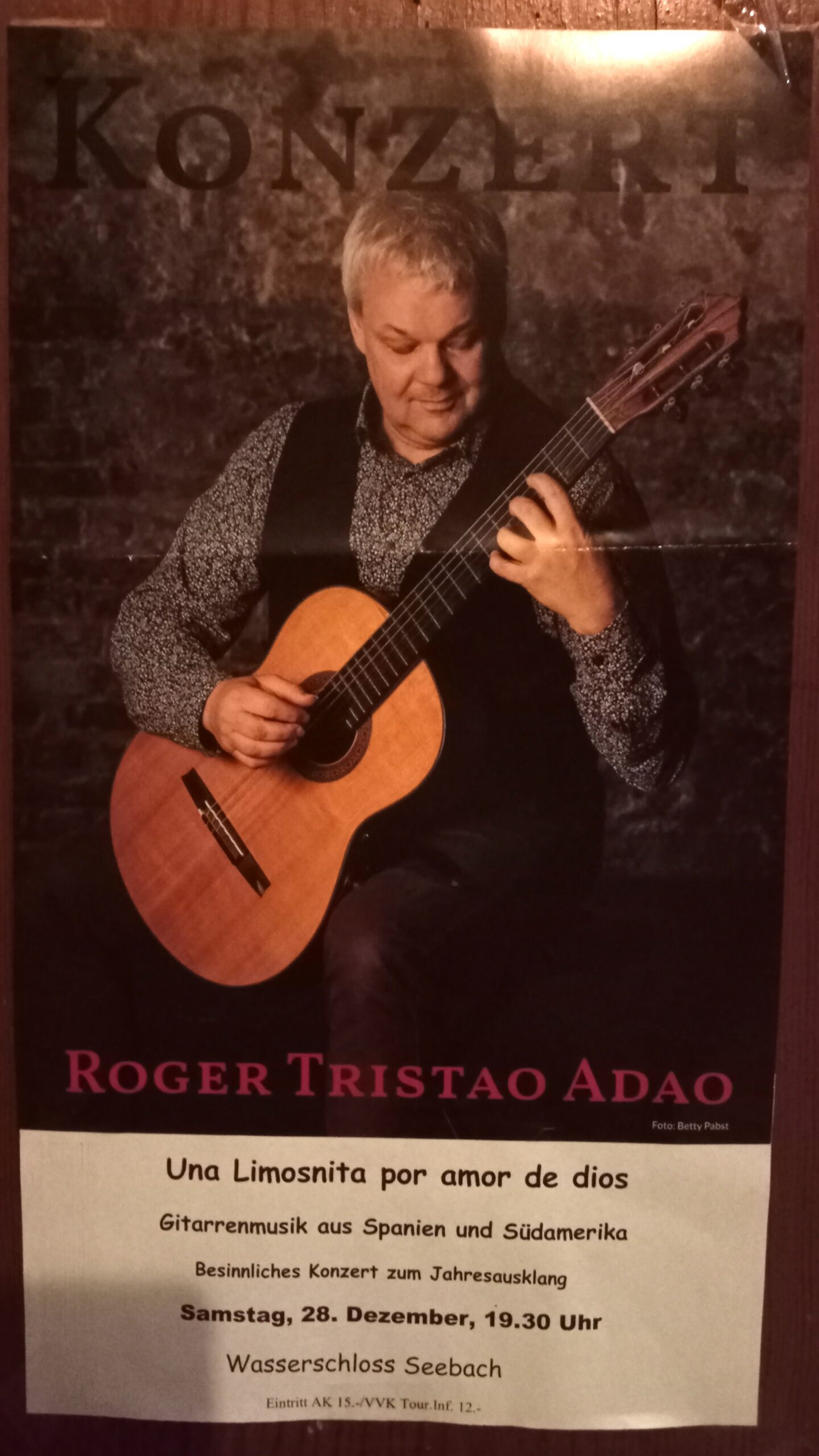 Konzert 28.12.2024 Roger Tristao Adao