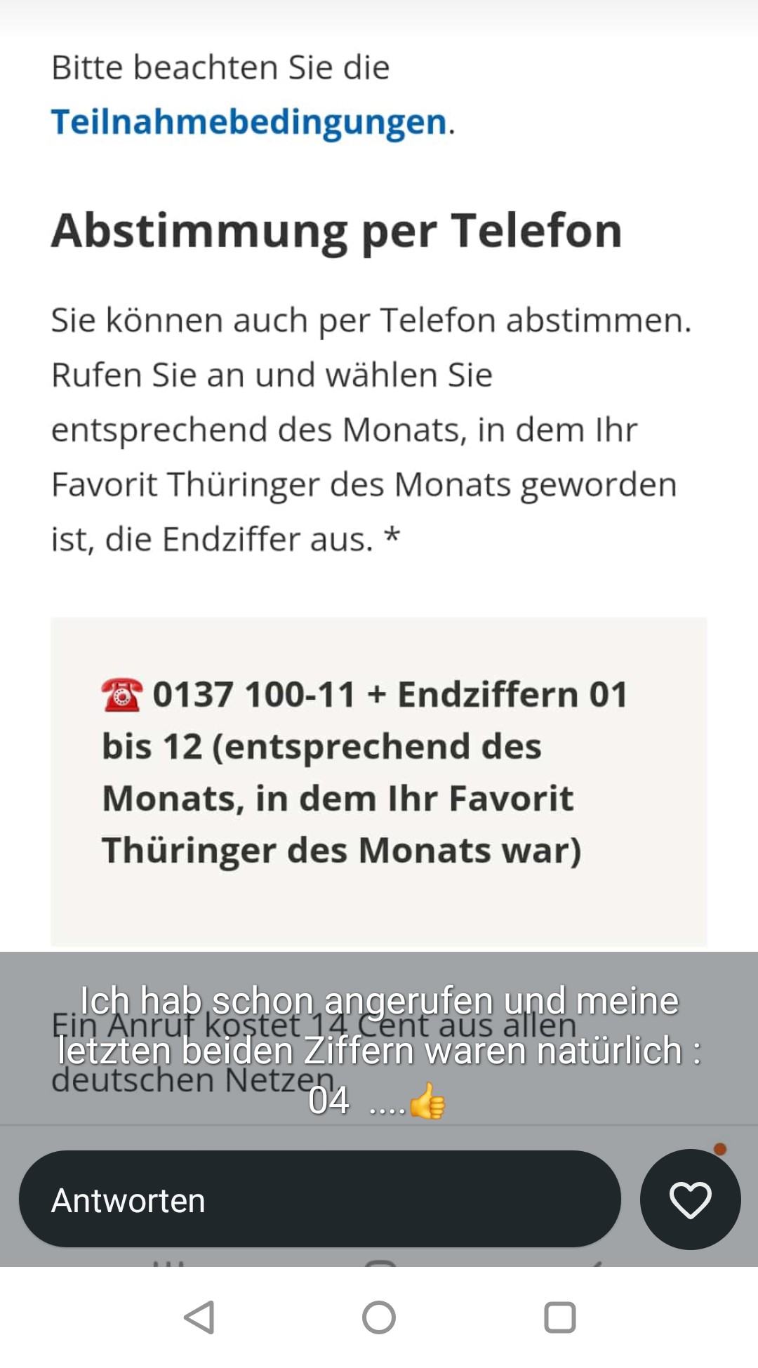 TdJ24 Wahl Telefon